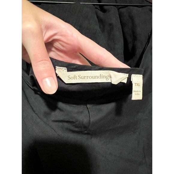 NWT Soft Surroundings Remi Linen Cotton Shift Maxi Dress Lagenlook Size TXL - Picture 10 of 10